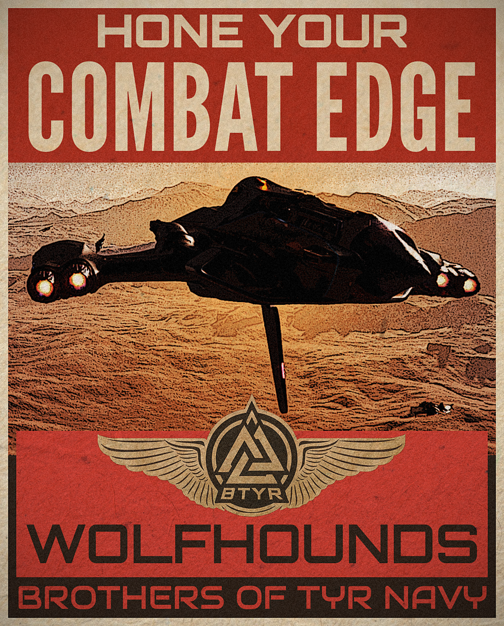 BTYR Fighters recruitment poster